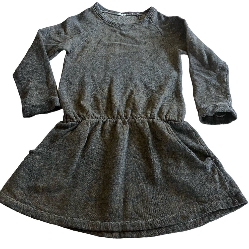 Soft Gallery girls gold splatter sweatshirt dress size 7